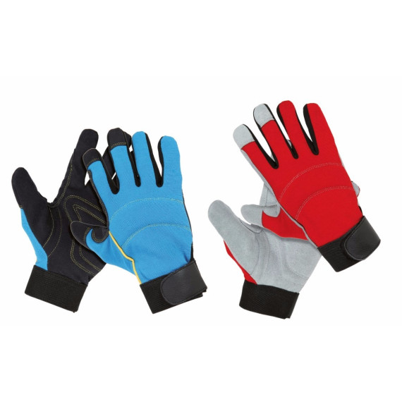 Mixed gloves (Serraje / Canvas) Detroit (Size 9)