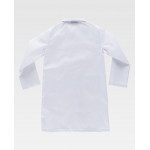 Bata infantil com colarinho e fecho central WORKTEAM B6800