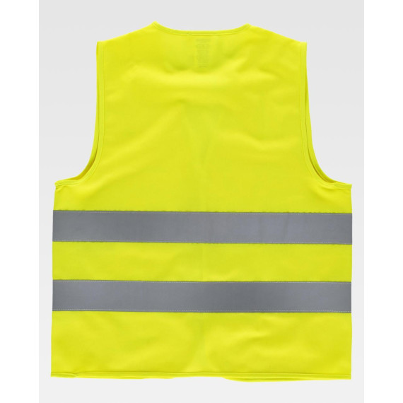 Colete infantil de alta visibilidade com fitas refletoras WORKTEAM HVTT05 Lo Pequeño