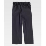 Pantaloni infantili dritti con tasche a apertura inclinata WORKTEAM B1406