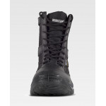 Stivale di protezione in pelle scamosciata nera WORKTEAM P3007