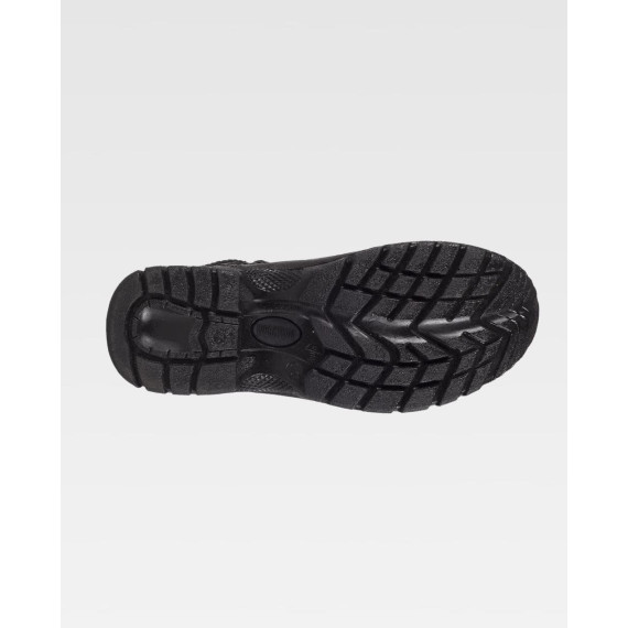 Stivale di protezione in pelle scamosciata nera WORKTEAM P3007