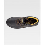 Bota de pele hidrofugada com atacadores e sola PU WORKTEAM P1301