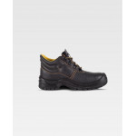 Stivale in pelle idrorepellente con lacci e suola PU WORKTEAM P1301
