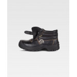 Botte en cuir hydrofuge avec boucle et semelle en acier WORKTEAM P2101
