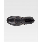 Bota de piel hidrofugada con hebilla con plantilla de acero WORKTEAM P2101