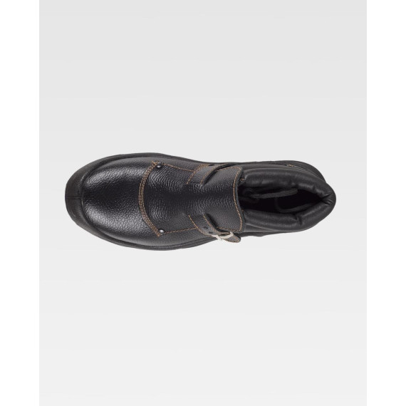 Wasserabweisender Lederstiefel mit Schnalle und Stahlsohle WORKTEAM P2101