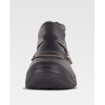Bota de piel hidrofugada con hebilla con plantilla de acero WORKTEAM P2101