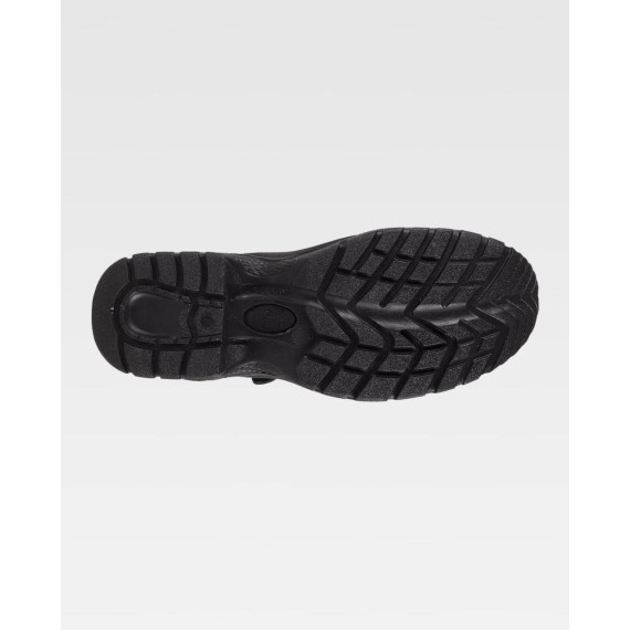 Wasserabweisender Lederstiefel mit Schnalle und Stahlsohle WORKTEAM P2101