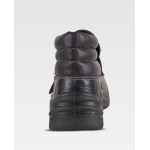 Botte en cuir hydrofuge avec boucle et semelle en acier WORKTEAM P2101