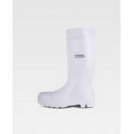 Bota pocera de protección blanca de caña alta WORKTEAM P2401