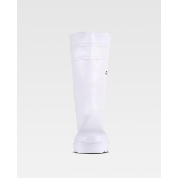 Bota pocera de protección blanca de caña alta WORKTEAM P2401