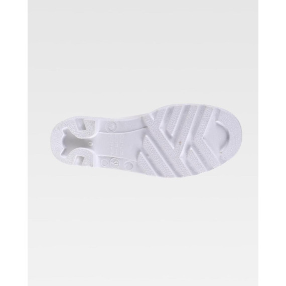High-cut white protective rubber boot WORKTEAM P2401