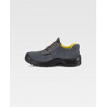 Perforated protective shoe with laces and bidensity PU sole WORKTEAM P2501.