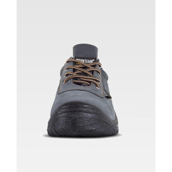Perforated protective shoe with laces and bidensity PU sole WORKTEAM P2501.