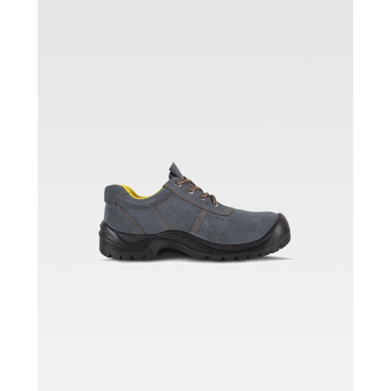 Scarpa di protezione perforata con lacci e suola PU bidensità WORKTEAM P2501