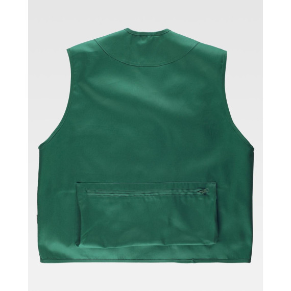 Gilet industriel à décolleté en V et poches sur la poitrine WORKTEAM S3100