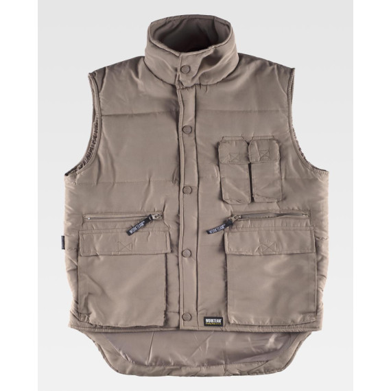 Workteam Industrial Vest Turtleneck Padded