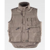 WORKTEAM S3250 High Neck Multi-Pocket Padded Industrial Vest