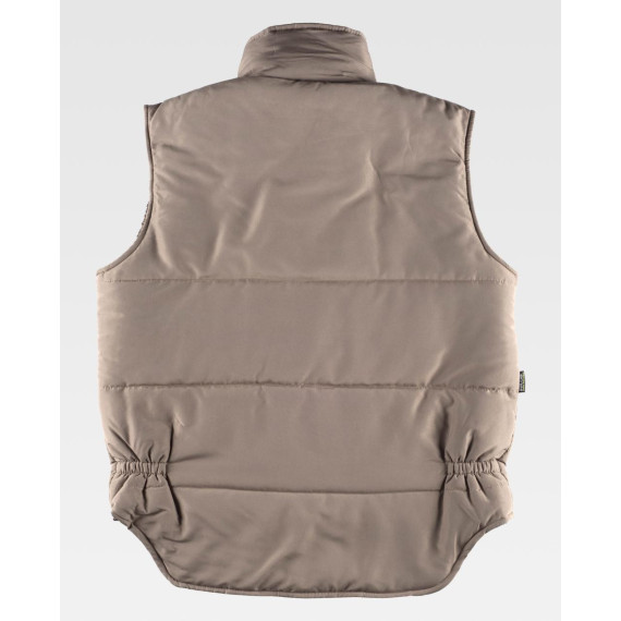 Gilet industriale imbottito con collo alto multitasche WORKTEAM S3250