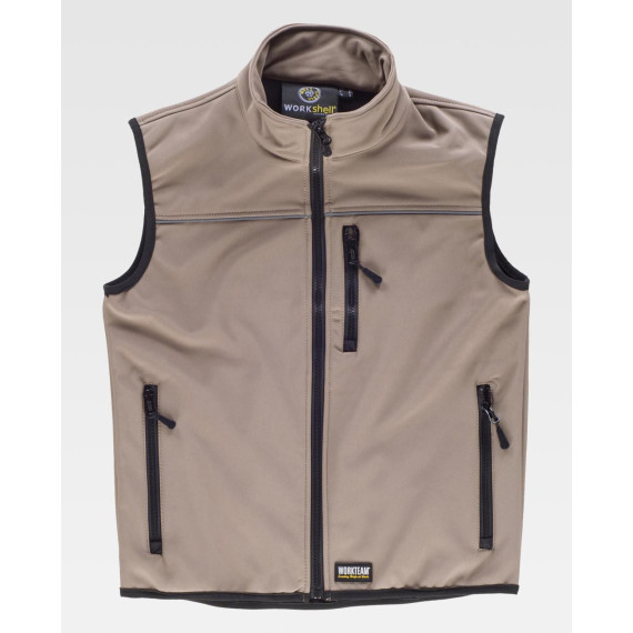 Sport vest with breathable inner membrane WORKTEAM S9310 Workshell