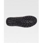 Hydrophobic leather shoe with laces S1P SRC WORKTEAM P1401