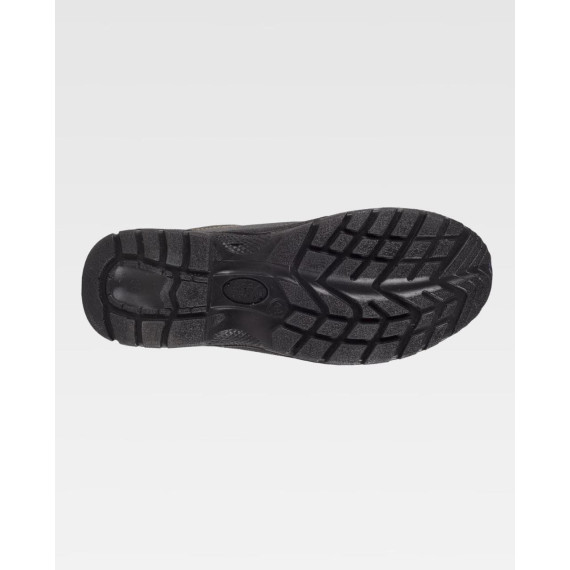 Hydrophobic leather shoe with laces S1P SRC WORKTEAM P1401