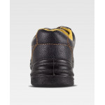 Hydrophobic leather shoe with laces S1P SRC WORKTEAM P1401