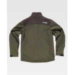 Kinderjacke Workshell mit Kontrastbesätzen und Seitenteilen WORKTEAM S8120