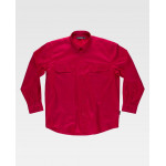 Long sleeve industrial sport shirt with buttoned collar WORKTEAM 100% cotton B8300