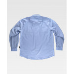 Camisa laboral con cierre y puño de botones WORKTEAM B8001