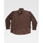 Classic collar industrial shirt with reinforced seams WORKTEAM B8000
