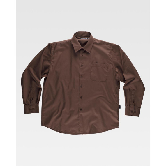 Camisa industrial de colarinho clássico com costuras reforçadas WORKTEAM B8000