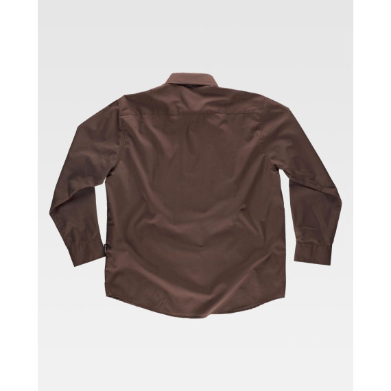 Classic collar industrial shirt with reinforced seams WORKTEAM B8000