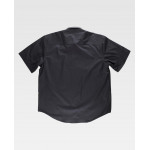 Chemise industrielle à manches courtes WORKTEAM B8100 avec coutures renforcées.