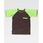 Two-tone short sleeve t-shirt with triple stitching WORKTEAM WF1016 Future