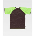 Two-tone short sleeve t-shirt with triple stitching WORKTEAM WF1016 Future