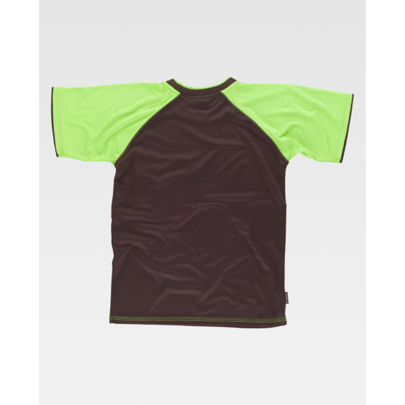 Two-tone short sleeve t-shirt with triple stitching WORKTEAM WF1016 Future