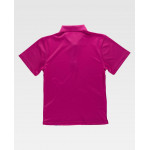 Polo technique de sport à manches courtes combiné avec des couleurs fluo WORKTEAM S6520