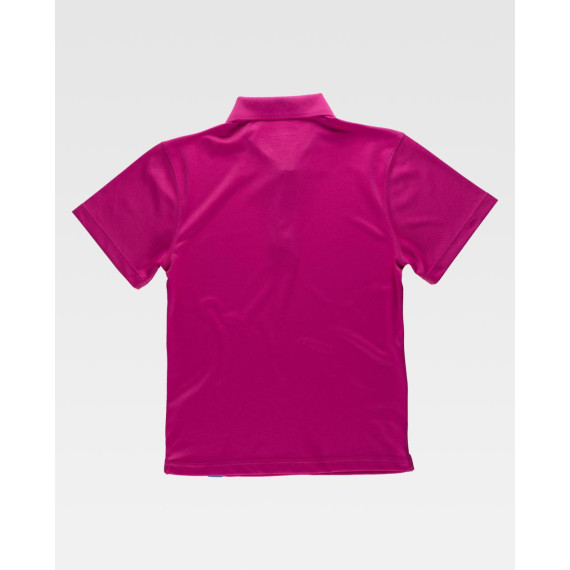 Polo technique de sport à manches courtes combiné avec des couleurs fluo WORKTEAM S6520