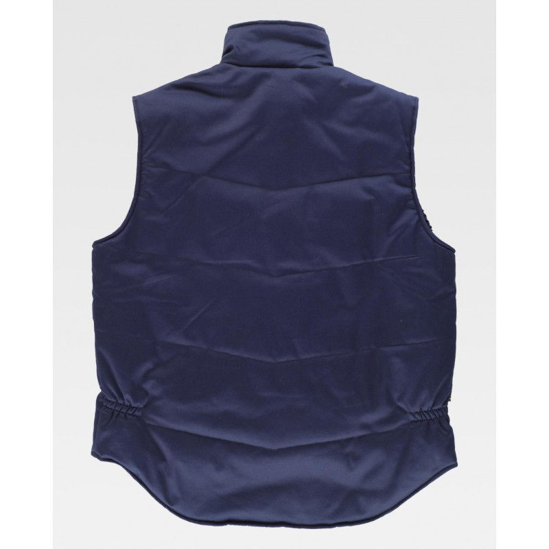 Future multi-pocket vest with fluorescent details WORKTEAM WF1680
