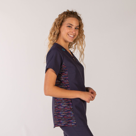 Veste pour femme avec col en V en tissu COLMAX GARY'S Erica