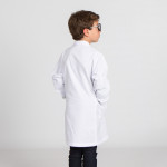 Children's lab coat in white twill GARY'S Roxana