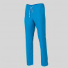 Pantalon 100% microfibre couleur tolérante bleue GARY'S avec poches intérieures lavables à 90oC