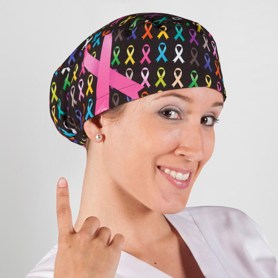 Cappello elastico sanitario unisex in varietà di stampe Gary
