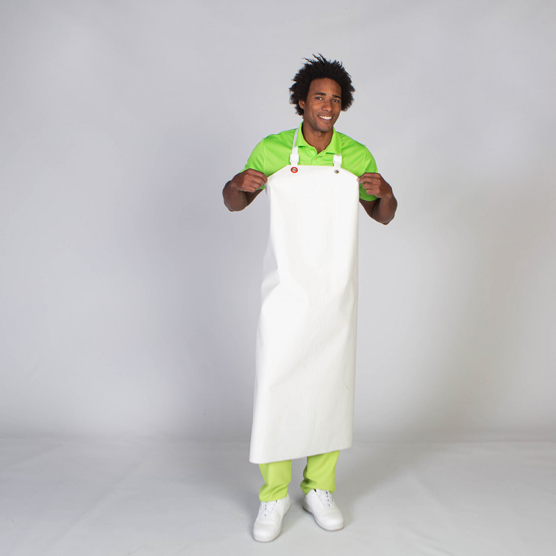 GARY'S apron with nitrile bib and adjustable harness for the food sector