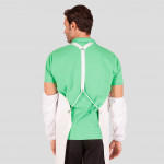 Nitrile bib apron with adjustable harness GARY'S for the food sector.