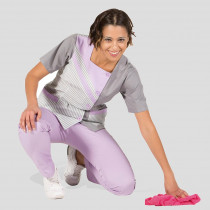 Women's Cleaning Casa in Short Sleeve and Side Closure Gary's Noelia