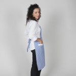 Apron Vichy with Peto and two pockets Gary's