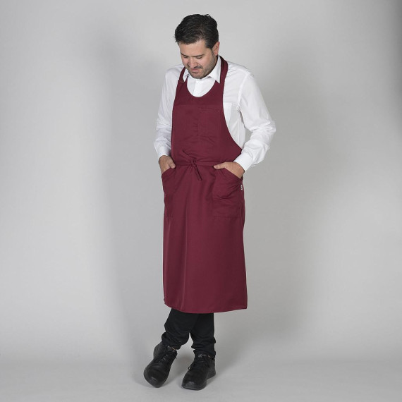 Delantal con peto para sommelier de cuello redondo GARY'S